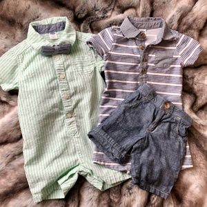 3-pc Old Navy Baby Summer wardrobe 6-12mos
